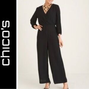 Chico’s Black Jumpsuit SZ 18/20 NWT